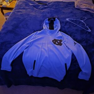 Jordan Light Blue & Black North Carolina Pullover Hoodie